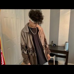 Sherpa jacket /vintage fleece jacket/ jacket